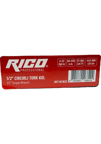 Rico 007-rc1632 1/2 Cırcırlı Tork Kol
