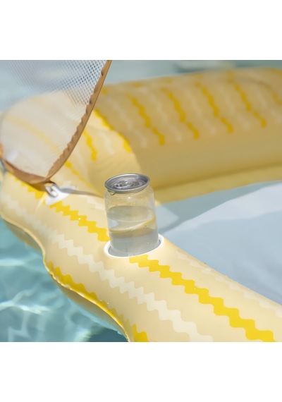 Flamingueo Tenteli Fileli Havuz Yatağı Belmondo Yellow Sarı