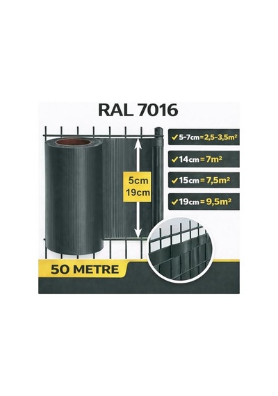 50 Metre 19cm, Antrasit