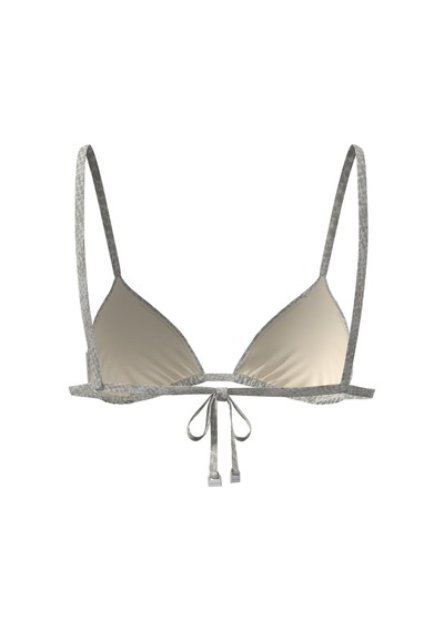 Calvin Klein Kadın Gri Üçgen Bikini Üstü-13342 Gri