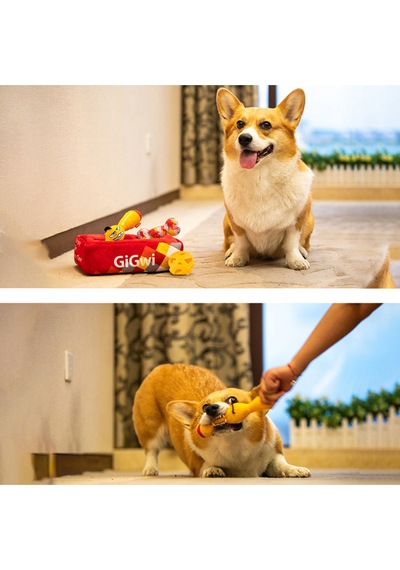 Gigwi Peluş Kemik Çantası Köpek Oyuncak