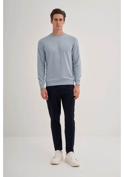 Cazador Slim Fit Açık Mavi Erkek Sweatshirt 56100