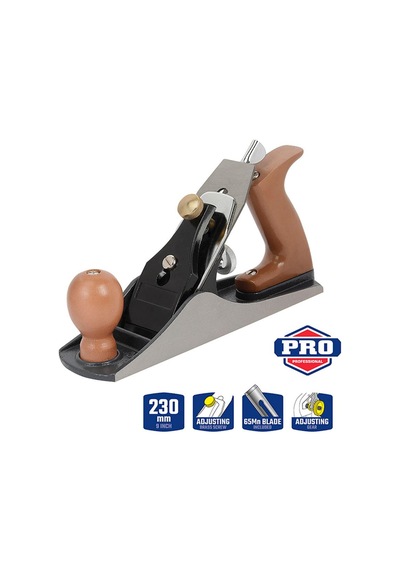 Workpro Wp252001 230mm Ahşap Saplı Profesyonel Marangoz Ahşap Rendesi