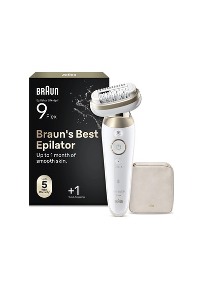 Braun Silk Épil 9 Flex Epilatör, Islak Ve Kuru, Kalıcı Pürüzsüz Cilt, 9-030 3d