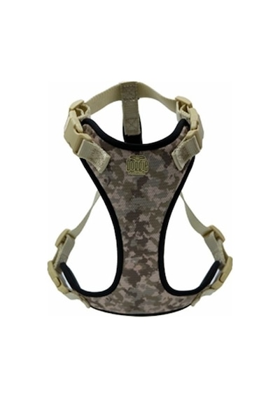 Doggie Havalı Dokuma Göğüs Tasması Kamuflaj XL 2.5 x 65-75 CM Kamuflaj