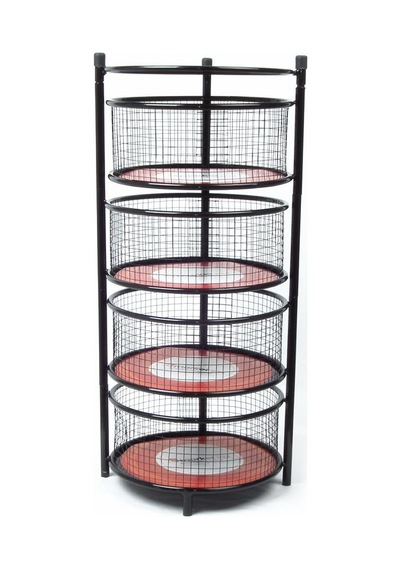 Emarket724 4 Katlı Metal Patates. Soğan. Meyve ve Sebzelik Siyah