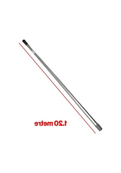 Krom Renk Metal Sap - 120 Cm