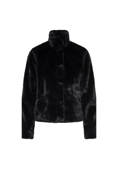 Only 15295423-fw Onlnewvıda Faux Fur Jacket Cc Otw Kadın Kürk Mont 15295423-R4306 Siyah