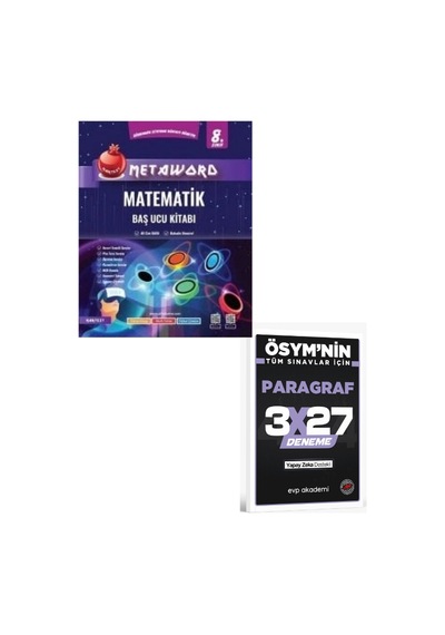 Nartest 2027 8. Sınıf Metaword Matematik+ Evp Akademi Paragraf