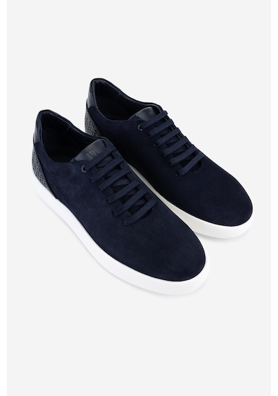 Valmenti Erkek Hakiki Deri Lacivert Süet Sneakers & Spor Ayakkabı 1171 25-561 Erk Ayk Y26 Lacı Suet