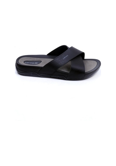 Ceyo 9877-rk-553 Siyah Erkek Günlük Terlik