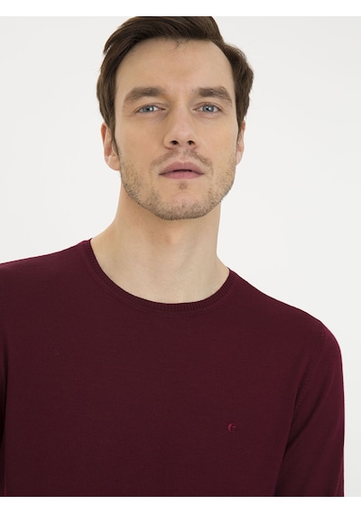 Cacharel Erkek Bordo Kazak /triko 50230646-vr014 Kırmızı