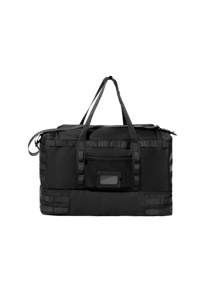 Dashanshop Pskook Büyük Kapasiteli Siyah Duffle Çanta Ayakkabı Bölmeli Molle Sistemi Siyah