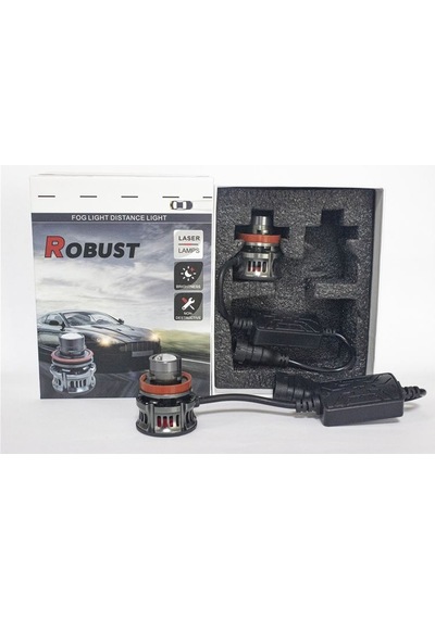 Robust Laser Led H11 / Ice Blue / 15000lm /