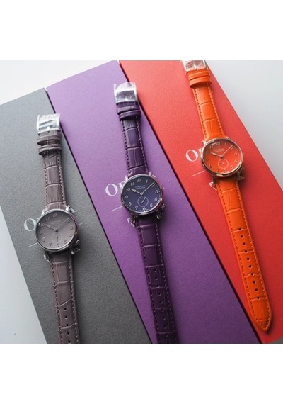Odaka Grape Purple Kol Saati Gümüş