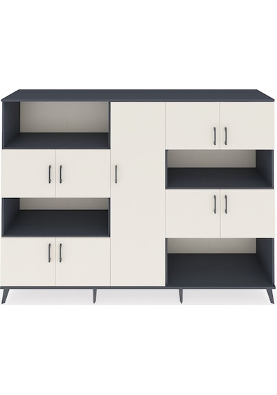 Hyperion Dolap 10 Raflı 9 Kapaklı 220x44x163 Antrasit-aytaşı/antr Antrasit-aytaşı/antrasit Hyperion Dolap 10 Raflı 9 Kapaklı 220x44x163 Antrasit-aytaşı/antr Antrasit-aytaşı/antrasit