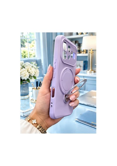 İnfinix Note 60 İle Uyumlu 360 Derece Dönebilen Kalın Metal Magsafe Halka Stantlı İçi Kadife Korumalı Ultra Lüx Premium Silikon Kılıf Lila İnfinix Note 60 İle Uyumlu 360 Derece Dönebilen Kalın Metal Magsafe Halka Stantlı İçi Kadife Korumalı Ultra Lüx Premium Silikon Kılıf Lila