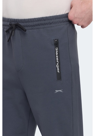 Slazenger Olı In Erkek Fermuar Cepli Koyu Gri Eşofman Altı Koyu Gri