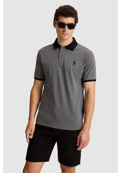U.S. Polo Assn. U.s. Polo Assn. Erkek Antrasit Melanj Tişört Basic 50326978-vr081