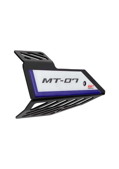 Gp Kompozit Yamaha Mt-07 2014-2021 Uyumlu Egzoz Koruma Kapağı Siyah Std