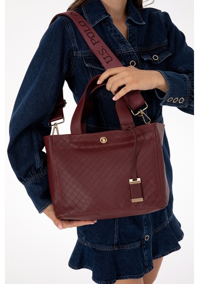 U.S. Polo Assn. Kadın Bordo Kol Çantası 50317799-VR014