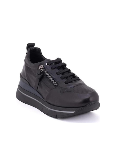 Mammamia D24ya-3695 Kadın Deri Spor Ayakkabı D24YA-3695-R7307 Siyah