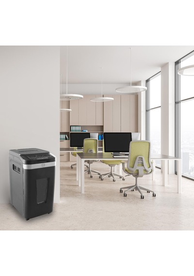 Hp Pro Shredder Auto 400mc Otomatik Beslemeli 400 Sayfa Evrak İmha Makinesi-p5-mikro Kesim-2x12mm-53lt