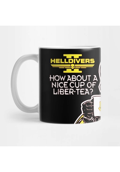 Helldivers Cup Of Liber-tea Kupa Bardak Çok Renkli
