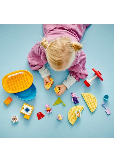 LEGO® DUPLO® Peppa Pig Tekne Gezisi 10432 - 2+ Eğitici Oyuncak Yapım Seti (23 Parça)