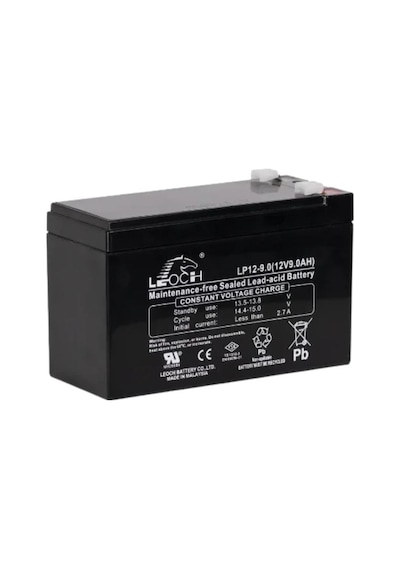 Leoch 12v 9a Kuru Tip Ups Akü