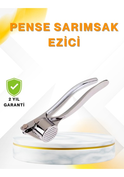 Metal Sarımsak Ezici Ergonomik Tutma Ve Güçlü Presleme - Lisinya Altın