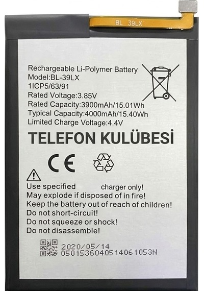 İnfinix S5 Lite Uyumlu Batarya Pil Bl-39lx