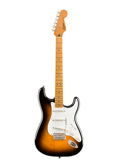 Squier 0374005500 Classic Vibe '50s Stratocaster Elektro Gitar 2-color Sunburst 50'ler Tarzı Akçaağaç Klavye Ve Alnico Manyetikler