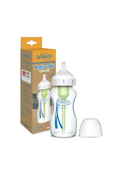 9 Oz/270 Ml Geniş Ağız Cam Biberon, Tekli Paket 91700