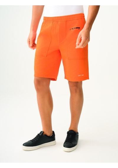 Regular Fit Erkek Şort Turuncu