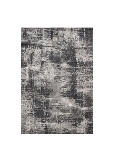 Kartela Halı Lora Halı Kaymaz Taban Makinede Yıkanabilir Halı Antrasit - 60 X 90 Cm