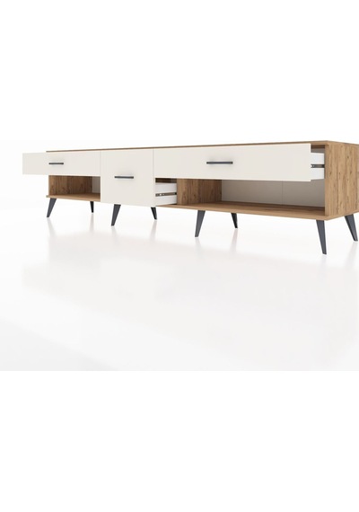 Hyperion Tv Ünitesi 3 Çekmeceli 220x44x51 Çam-çam/aytaşı Atlas Çam/aytası - Atlas Çam Hyperion Tv Ünitesi 3 Çekmeceli 220x44x51 Çam-çam/aytaşı Atlas Çam/aytası - Atlas Çam