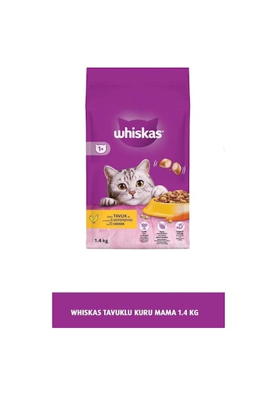 Whiskas Tavuklu Kuru Mama 1.4 Kg