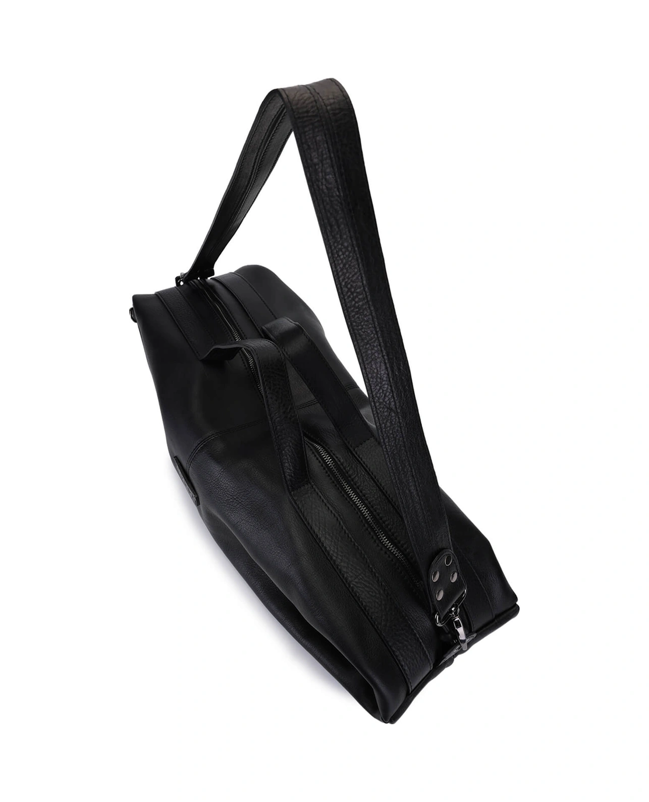 Bruno Shoes Bruno Rossi Bag Unisex Hakiki Deri Siyah Sırt & El Çantası 1048 R88 Cnt Sk25-26 Nero Siyah