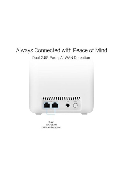 Asus Zenwifi Bd4 Be3600 Wifi7 Dual-band Kablosuz Mesh Sistemi Beyaz, Ikili Paket