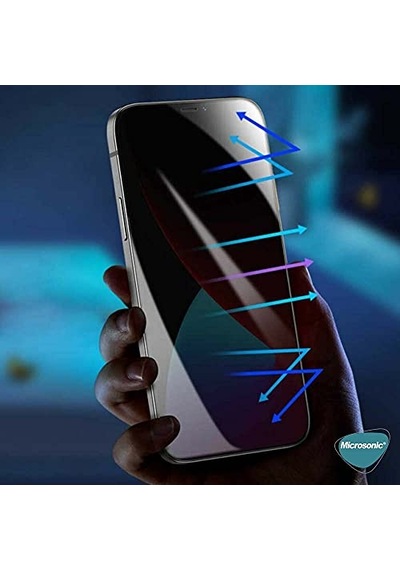 Ayrex Privacy 5d Gizlilik Filtreli Cam Ekran Koruyucu Siyah