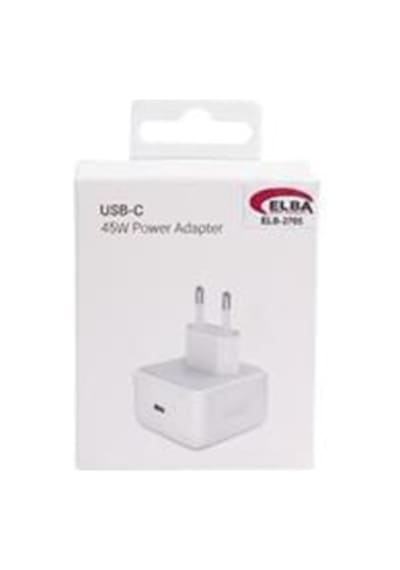 Elba Elb-2705 45w Beyaz Usb-c Ev Şarj Kafa