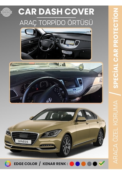 Hyundaı Genesıs Bh Kasa 2008-2014 Torpido Örtüsü Ön Panel Halı Torpido Koruma Tam Uyum - 517 Stiloto