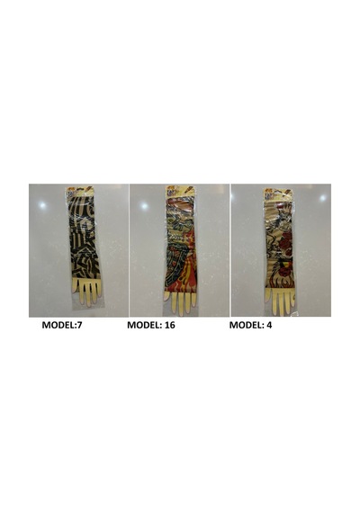 Giyilebilir Dövme 3 Çift 6 Adet Kol Çorap Dövmesi Sleeve Tattoo Set2