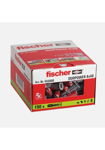 Fischer Duopower 8x40 Mm Dübel 100'lü Paket Diğer