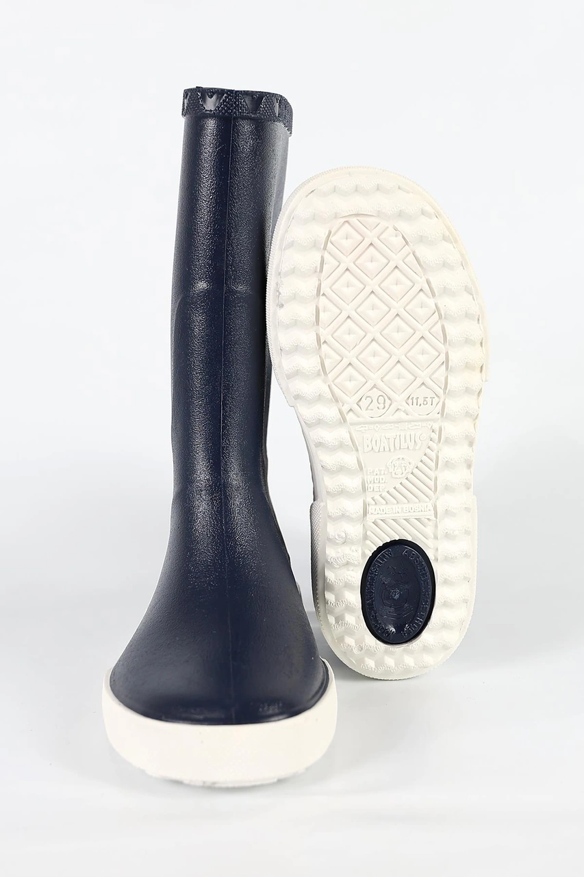 Boatilus Nautic-b Erkek Çocuk Navy/white Yağmur Çizmesi Lacivert - Beyaz