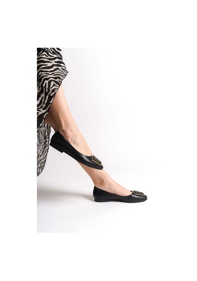 Dmr Elegance Kaylee Bağcıksız Ortopedik Rahat Taban Toka Detaylı Kadın Babet Ayakkabı Cst - Siyah Çok Renkli Dmr Elegance Kaylee Bağcıksız Ortopedik Rahat Taban Toka Detaylı Kadın Babet Ayakkabı Cst - Siyah Çok Renkli