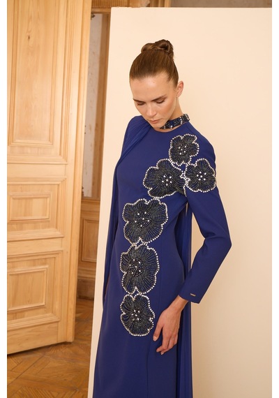 Senna Rosalın Dress Lacivert Lacivert