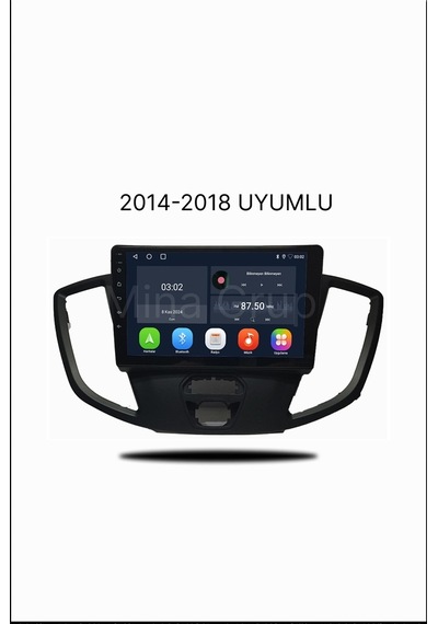 Snp Serisi Ford Transit Uyumlu 9" Multimedya Android Teyp 2014-2018 4-64 Gb + Kamera li 9"