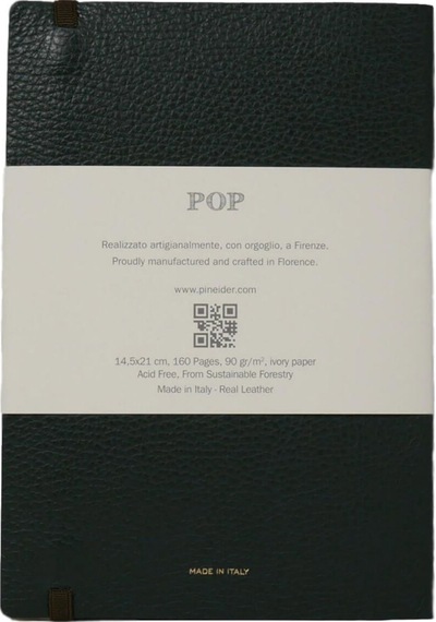Pineider Defter Pop 14,5x21 Cm Yeşil Gol Cnll002m327 Yeşil
